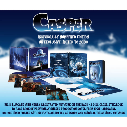 Casper 4K Full Slip SteelBook: Ultimate Collector's Edition (UK)
