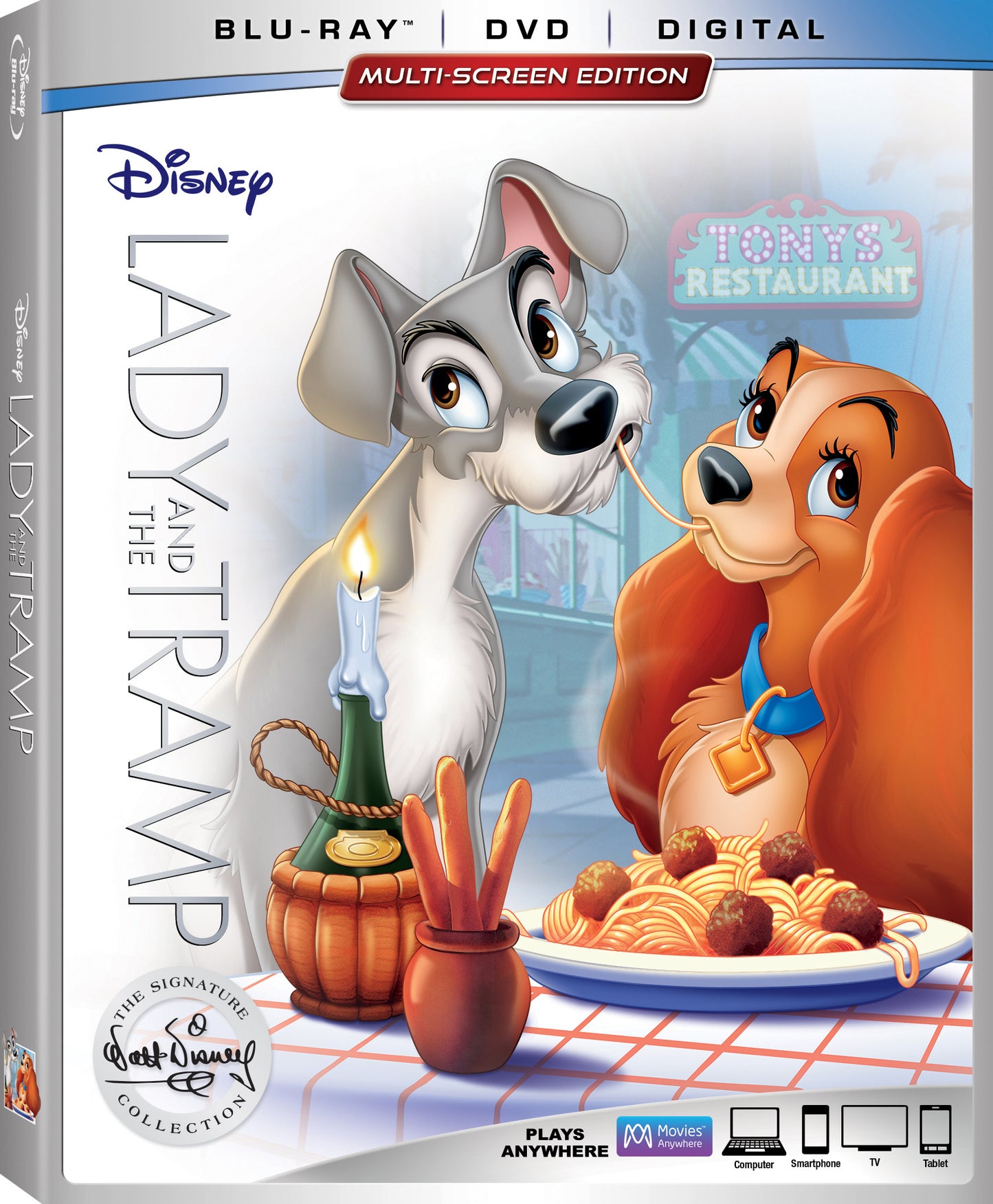 Lady and the Tramp: The Signature Collection (1955)(BD/DVD + Digital Copy)(Slip)*