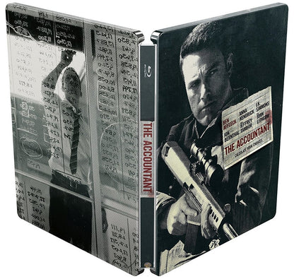 The Accountant 4K XL 1-Click SteelBook (2016)(FAC#154)(Czech)