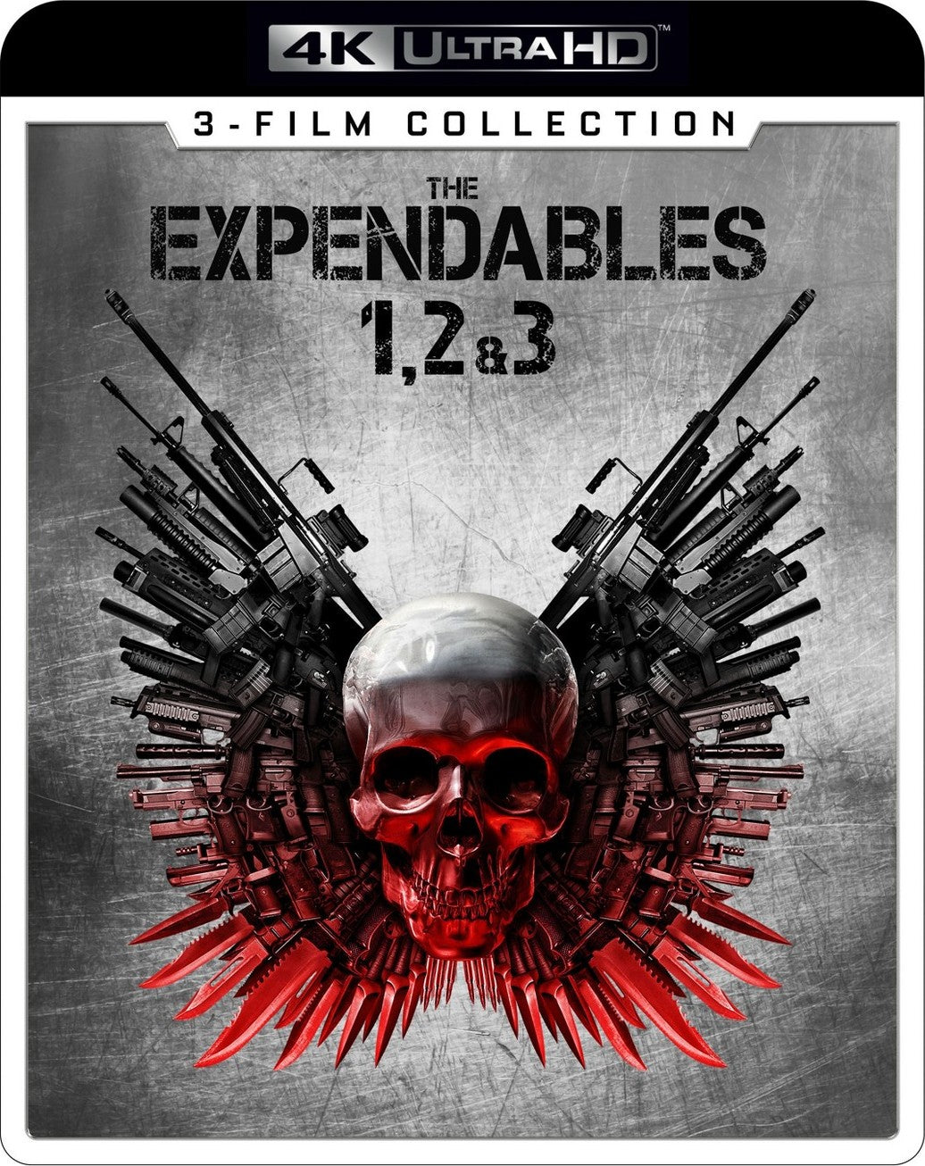 The Expendables 1-3 Trilogy 4K (Wal-Mart Exclusive Slip)