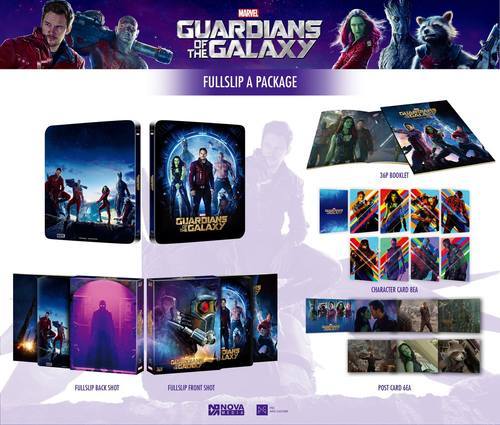 Guardians of the Galaxy 3D Full Slip A SteelBook (2014)(NE#15)(Korea)
