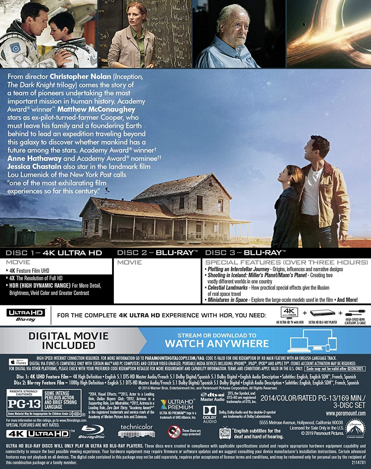 Interstellar 4K – Blurays For Everyone