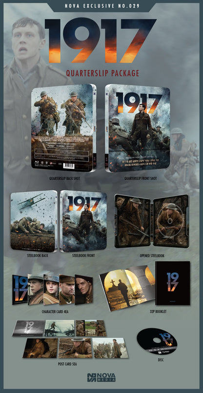 1917 1/4 Slip SteelBook (2019)(NE#29)(Korea)