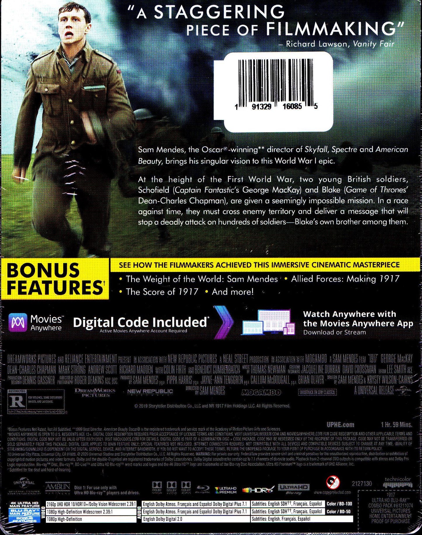 1917 4K SteelBook (2019)(Exclusive)