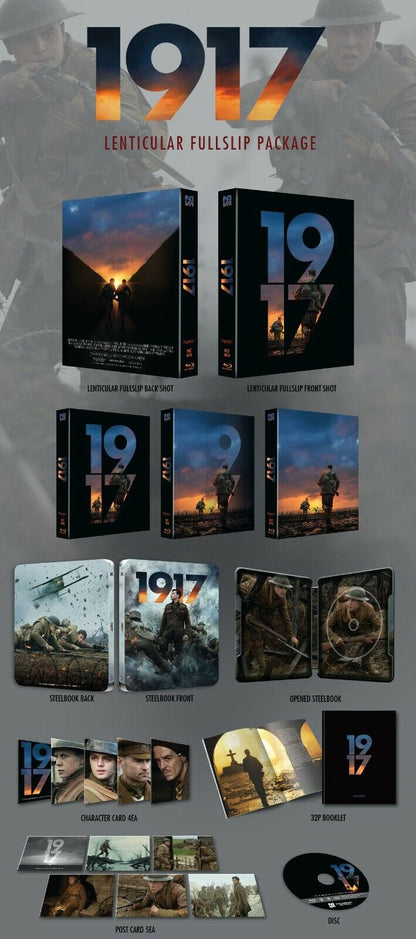 1917 Lenticular SteelBook (2019)(NE#29)(Korea)