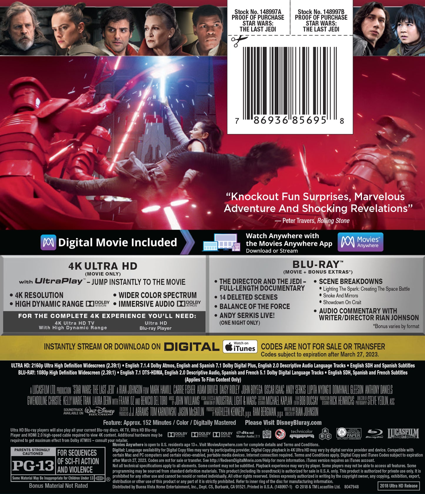 Star Wars: Episode VIII - The Last Jedi 4K