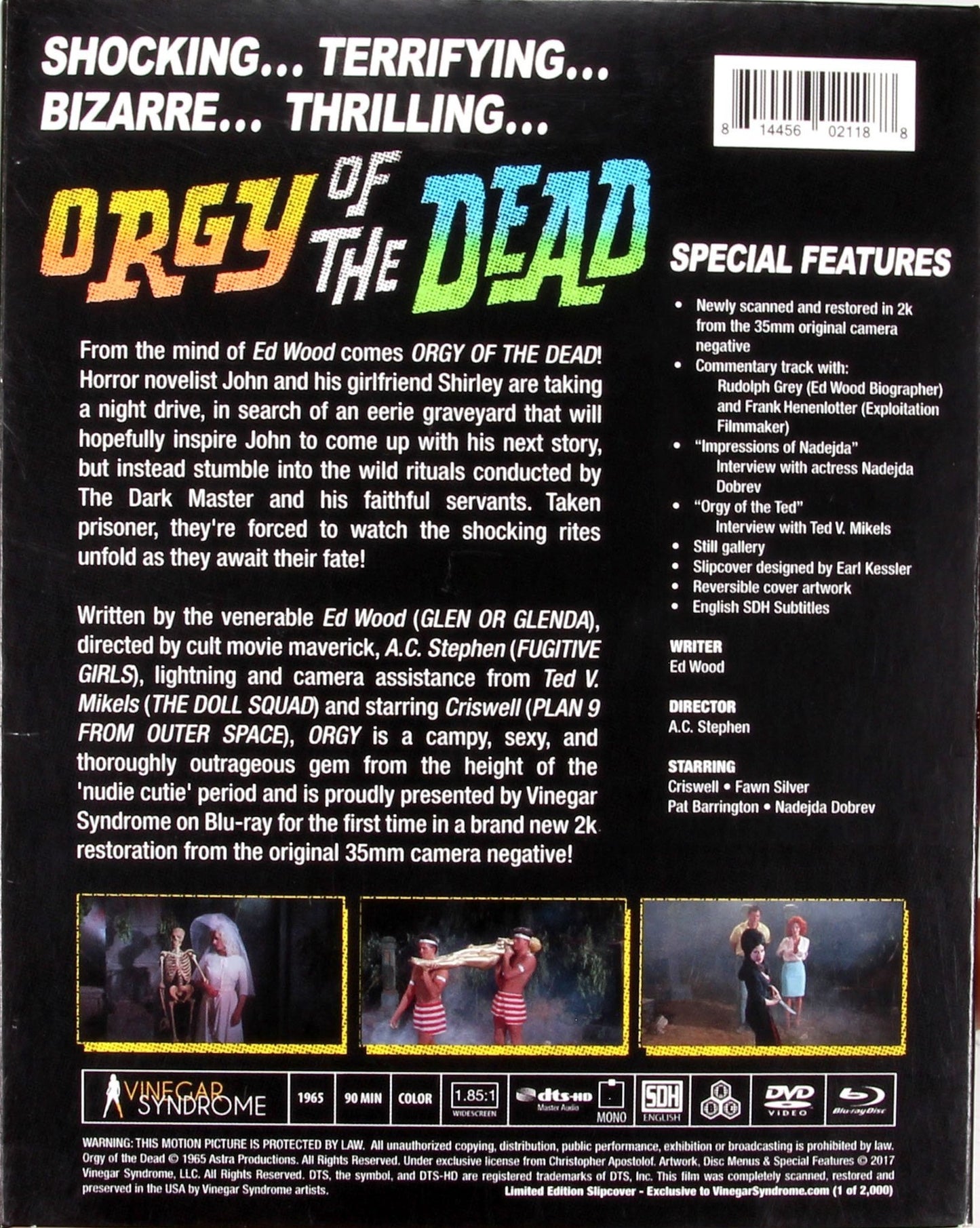 Orgy of the Dead: Limited Edition (VS-186)(Exclusive Slip)