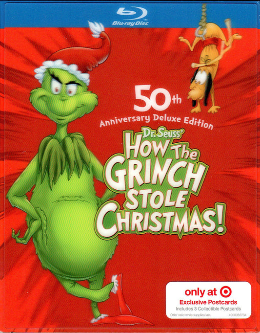 Dr. Seuss' How the Grinch Stole Christmas: 50th Anniversary Deluxe Edition (1966)(Exclusive Lenticular Slip)