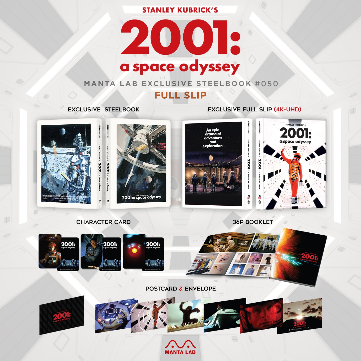 2001: A Space Odyssey 4K 1-Click SteelBook (ME#50)(Hong Kong)