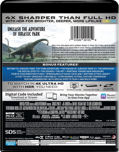 Jurassic Park III 4K (2001)