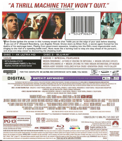 Mission: Impossible 4K (1996)