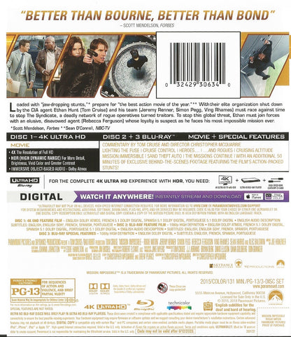 Mission: Impossible V - Rogue Nation 4K