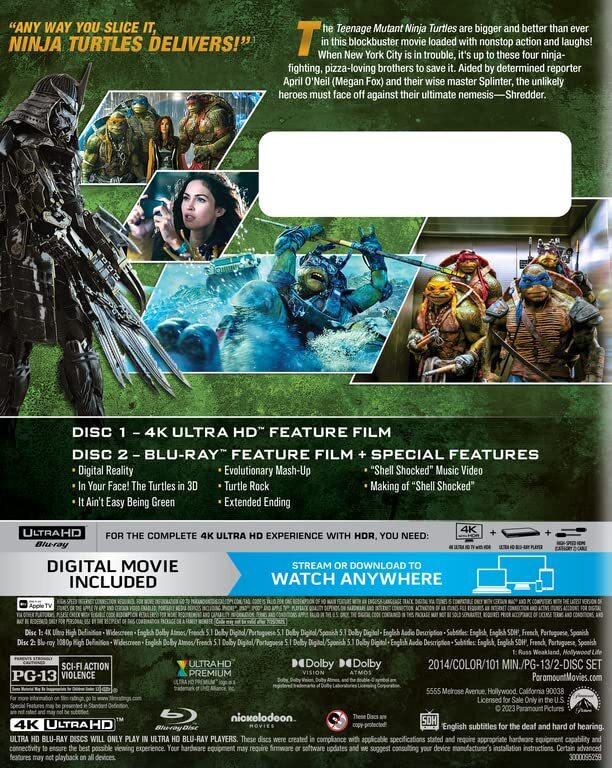 Preorder TMNT: Mutant Mayhem on 4K UHD & Blu-ray at  and