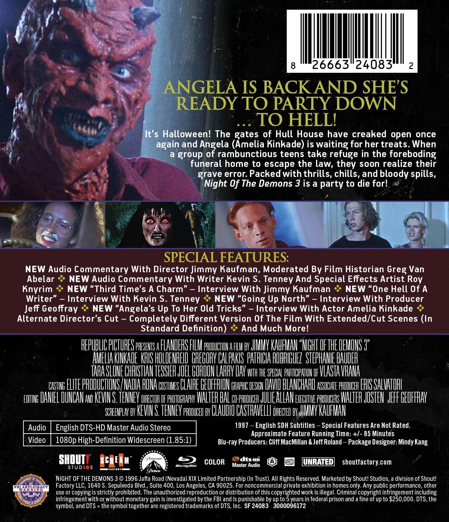 Night of the Demons 3 dvd & mini retailer Poster