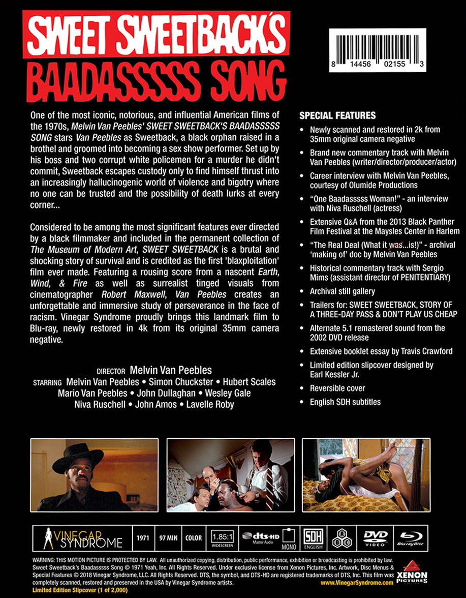 希少　スウィート スウィート バックBAADASSSS SONG DVD　70s 希少 スウィート スウィート バックBAADASSSS SONG DVD 70s