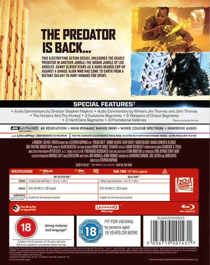 Predator 2 4K (1990)(UK)