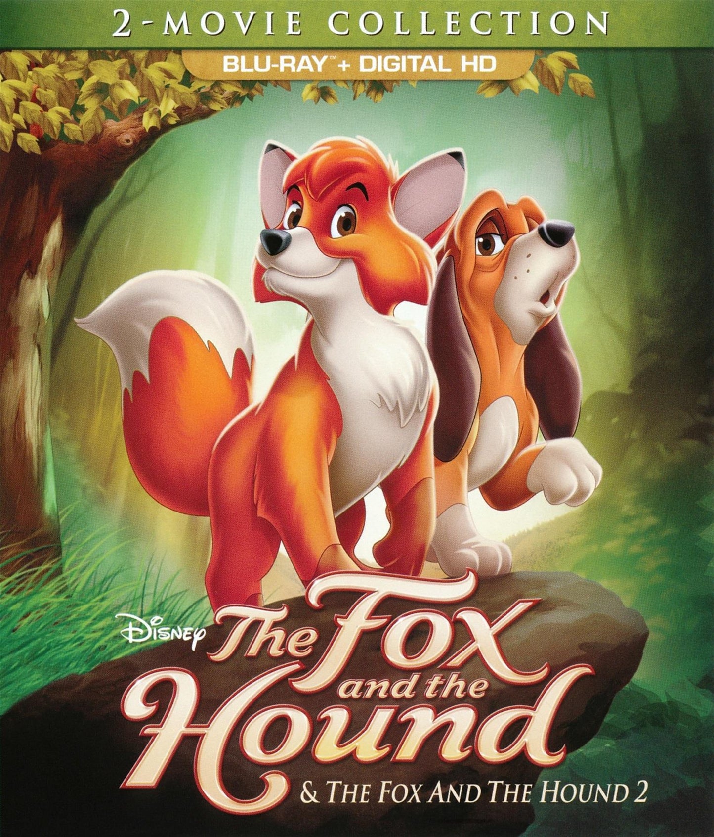 The Fox and the Hound I & II (BD + Digital Copy)(Slip)