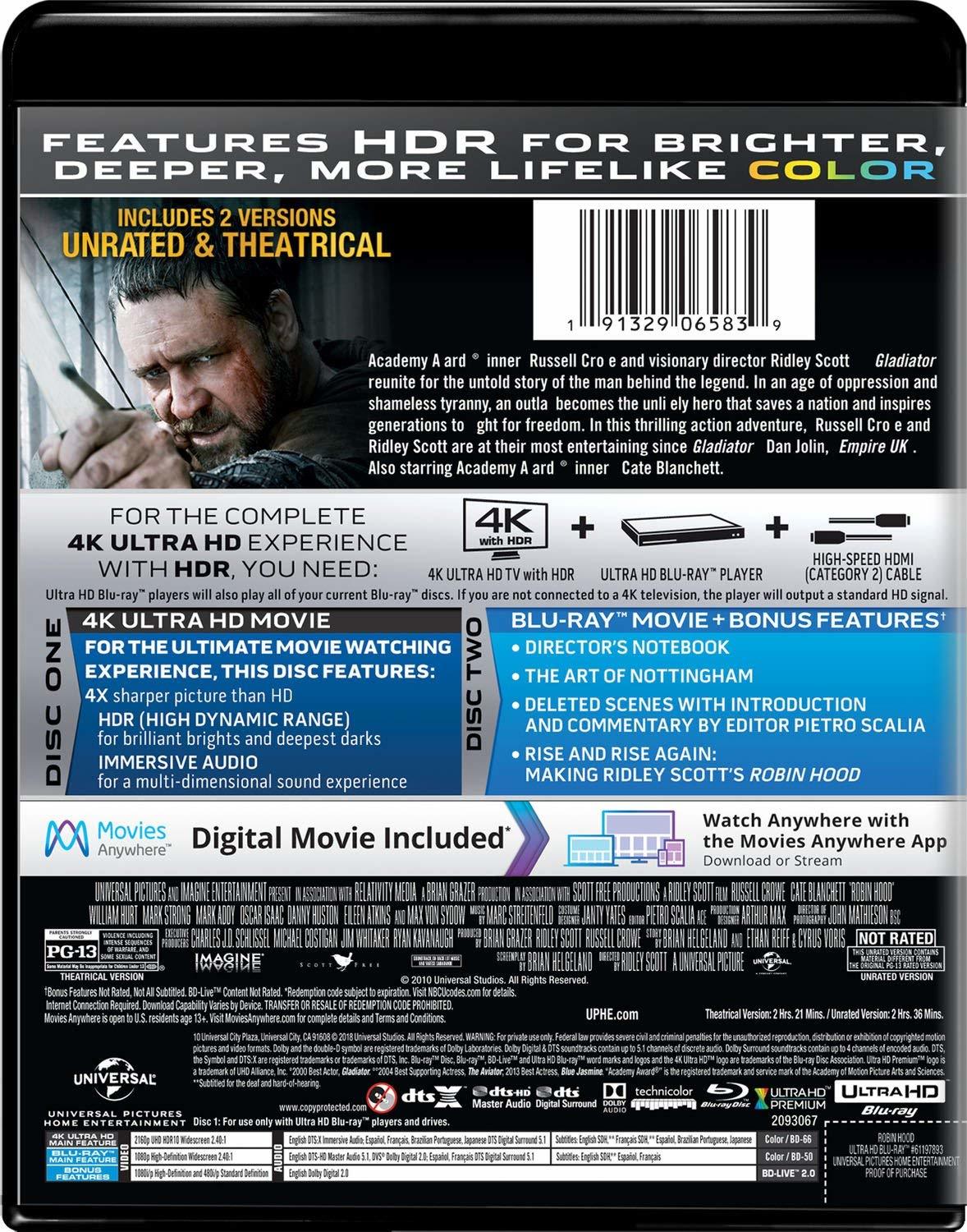 Robin Hood 4K (2010)