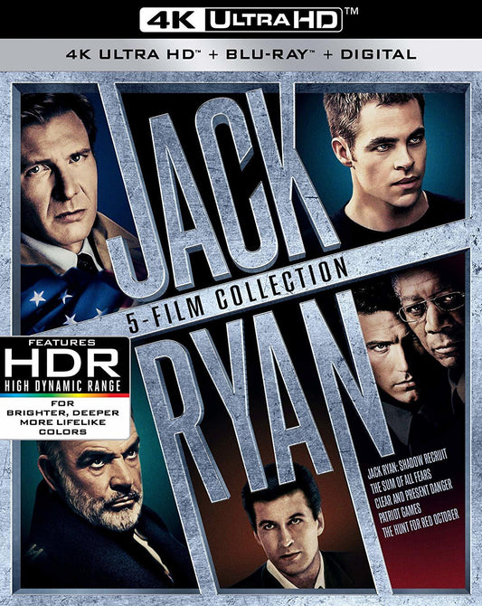 Jack Ryan: 5-Film 4K Collection (Slip)