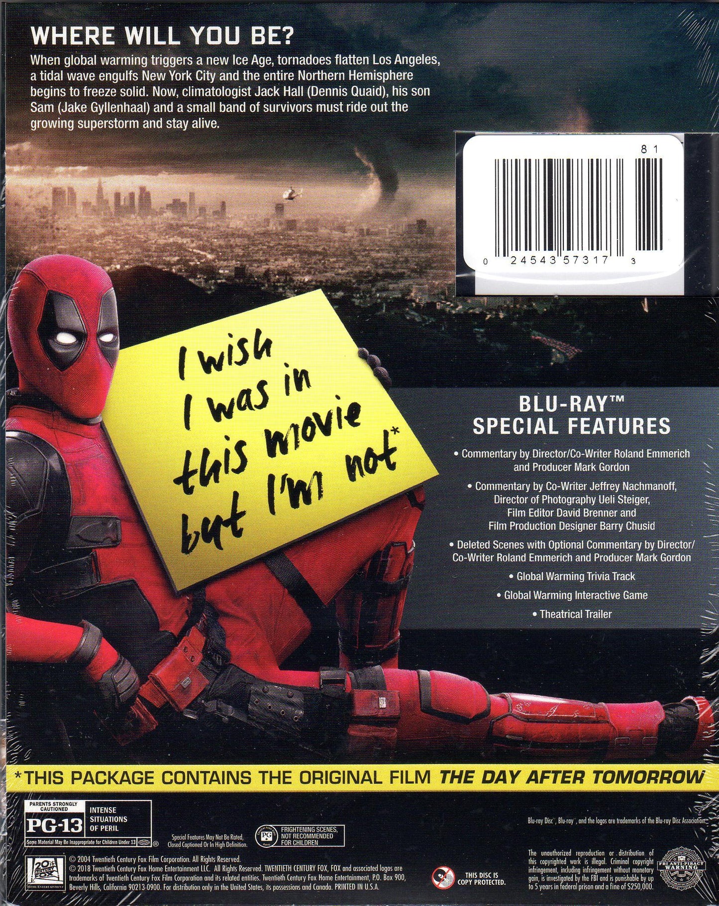 The Day After Tomorrow: Deadpool Photobomb Edition (Exclusive Slip)