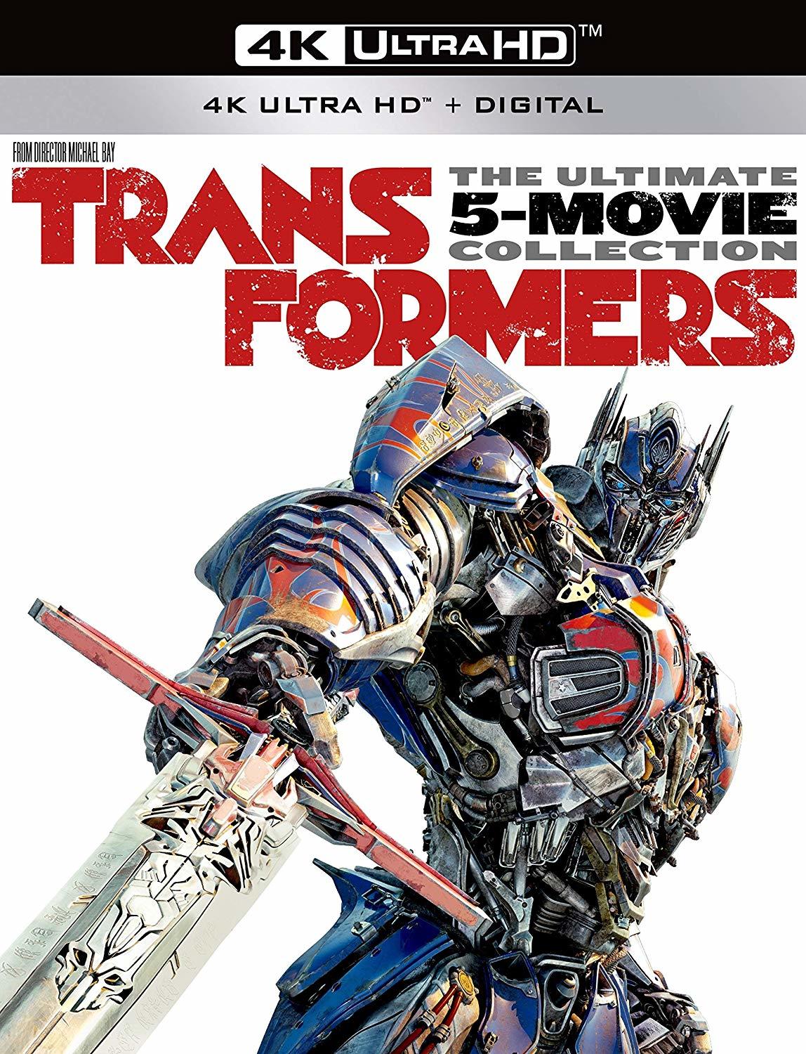 Transformers 5-Movie Ultimate Collection 4K: Limited Edition (2007-2017)(Slip)