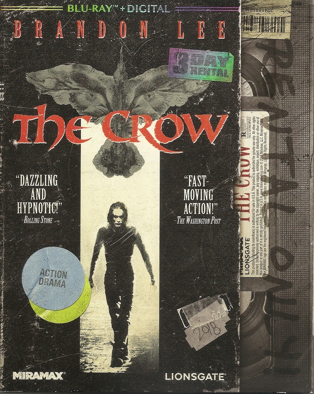 The Crow: VHS Edition (Exclusive Slip) – Blurays For Everyone