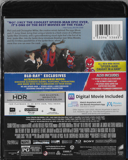 Spider-Man: Into the Spider-Verse 4K