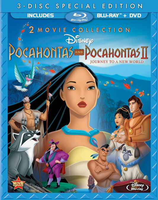 Pocahontas / Pocahontas II - Journey to a New World (BD/DVD)(Slip)