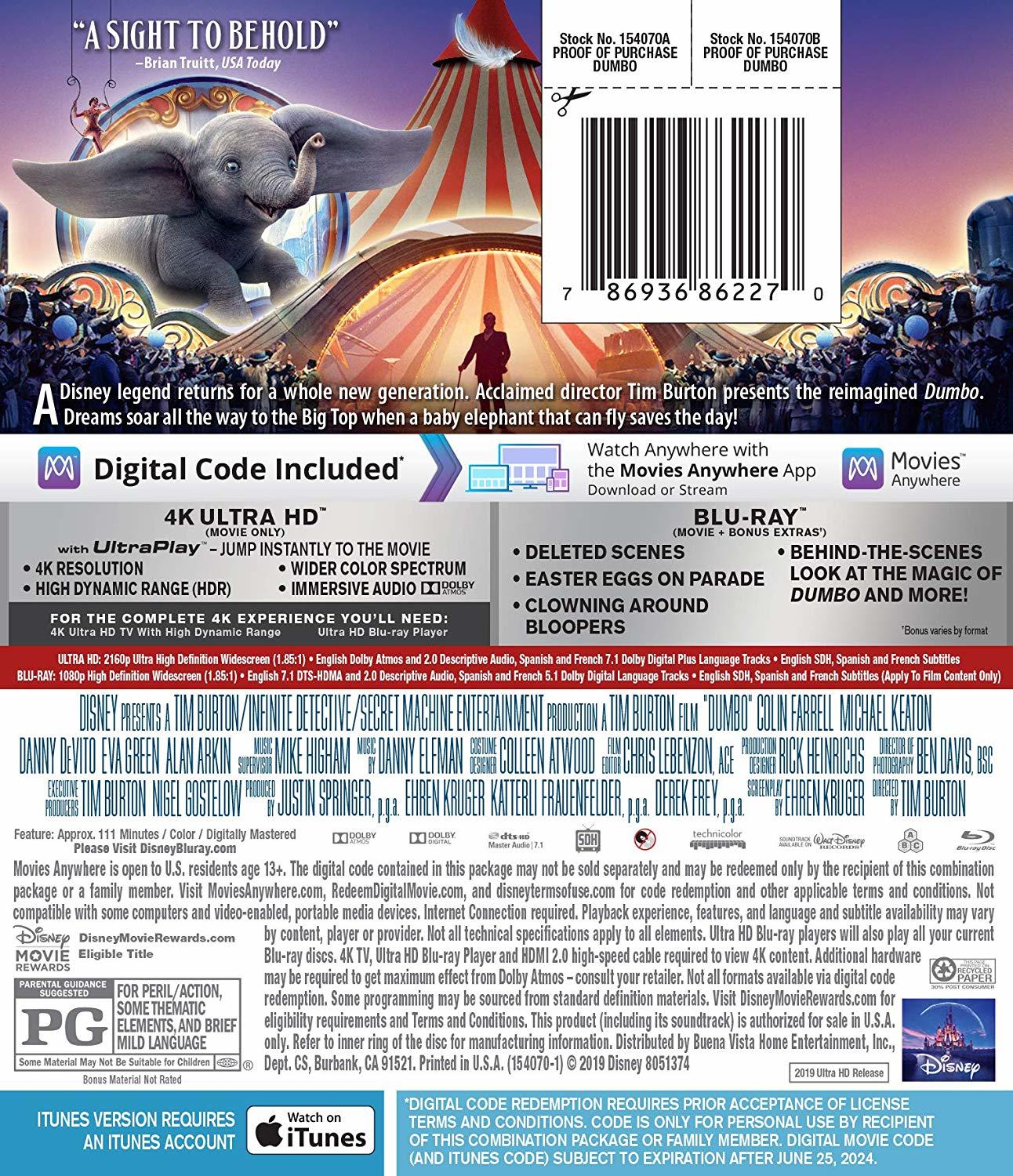 Dumbo 4K (2019)