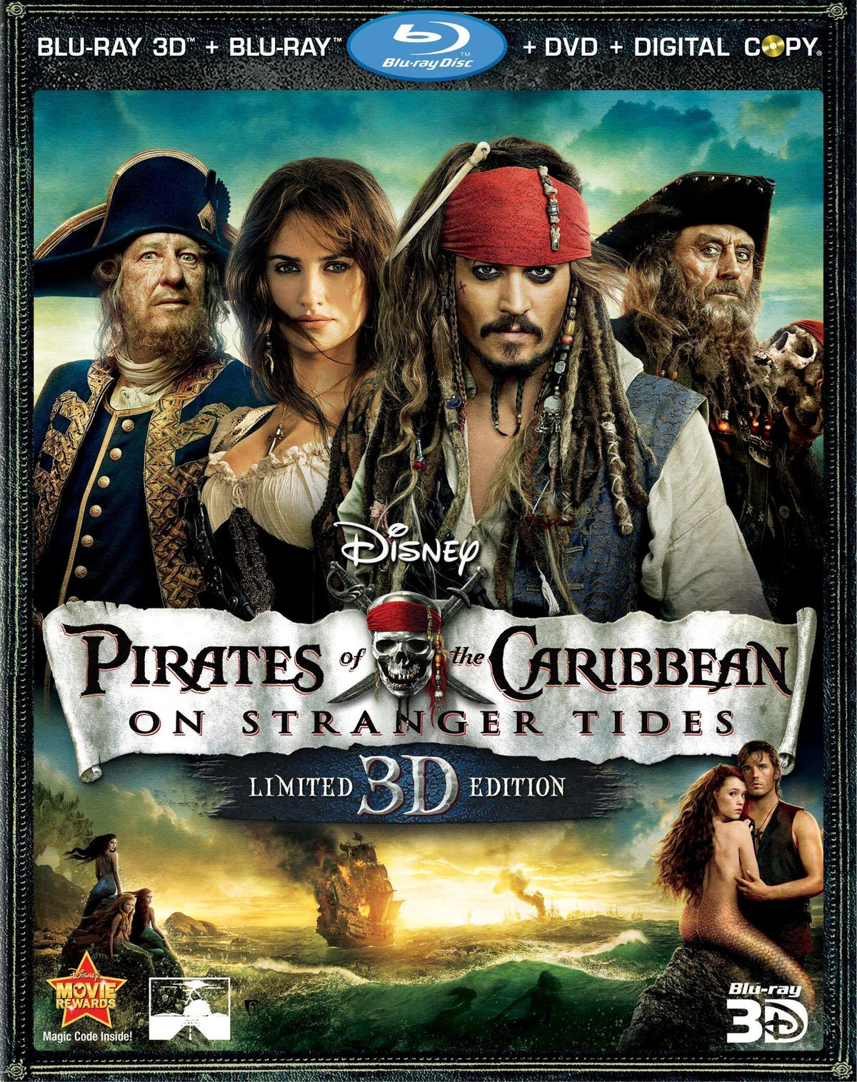 Pirates of the Caribbean: On Stranger Tides 3D (Lenticular Slip)