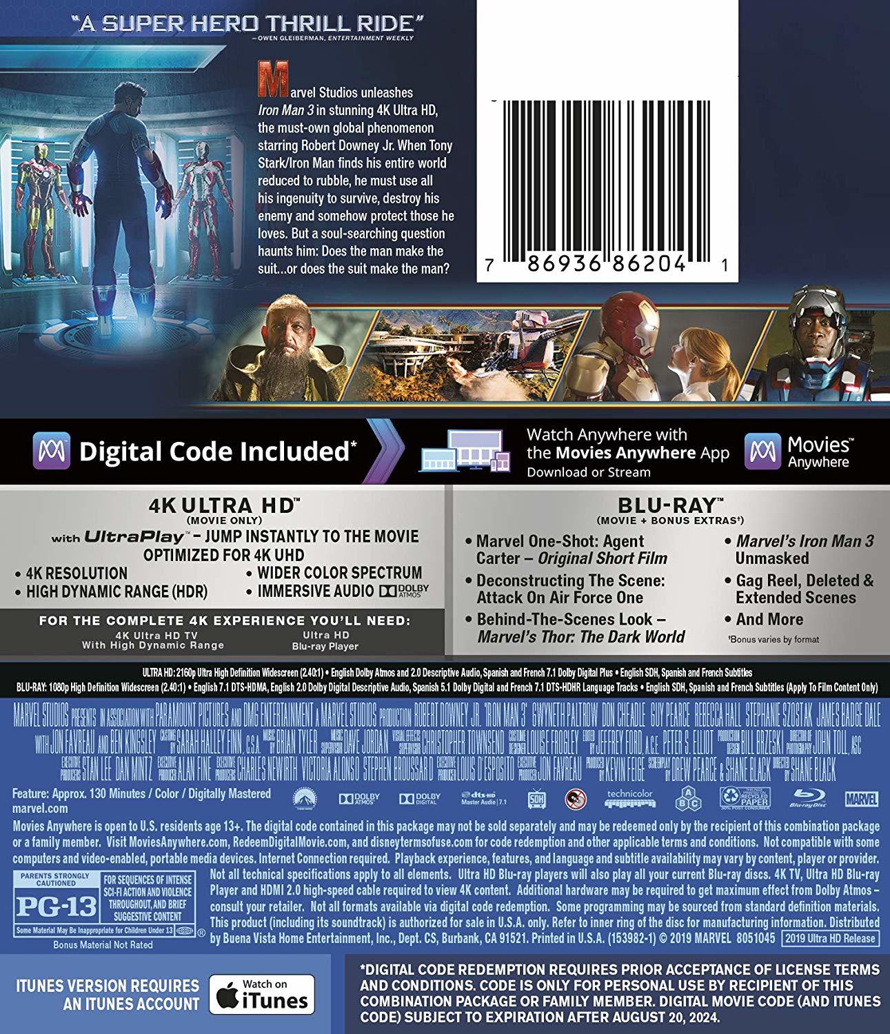 Iron Man 3 4K (2013)
