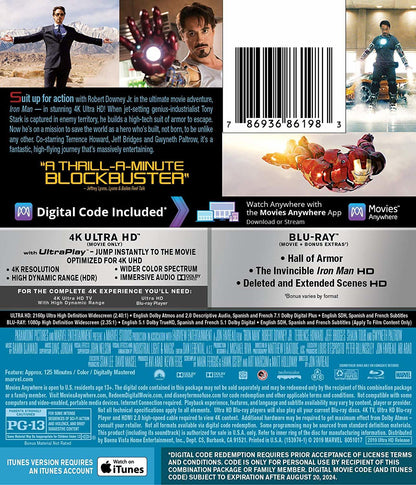 Iron Man 4K (2008)