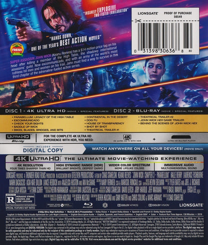 John Wick: Chapter 3 - Parabellum 4K (2019)
