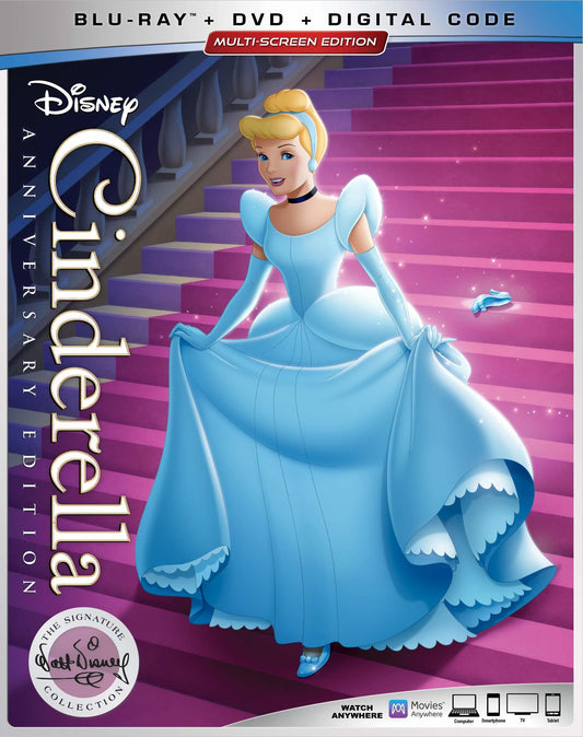 Cinderella: The Signature Collection (BD/DVD + Digital Copy)(1950)(Slip)