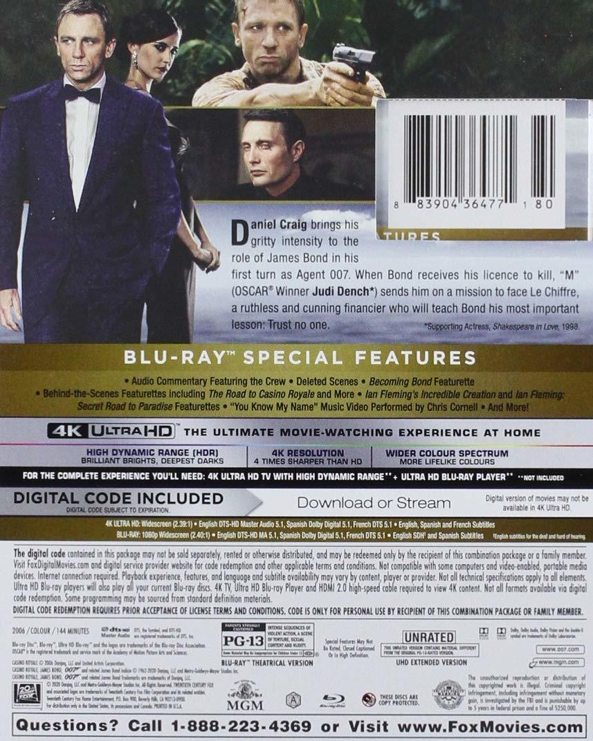Casino Royale 4K - 007 James Bond