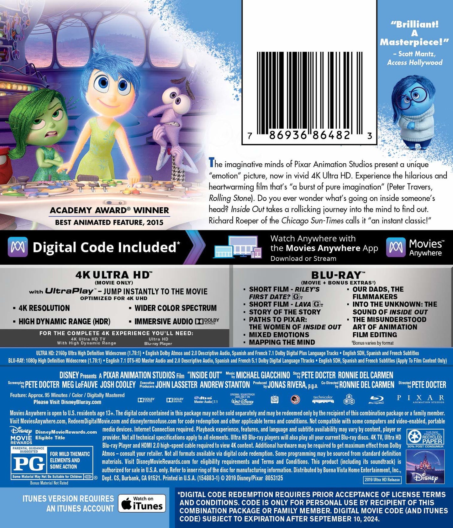 Inside Out 4K (2015)