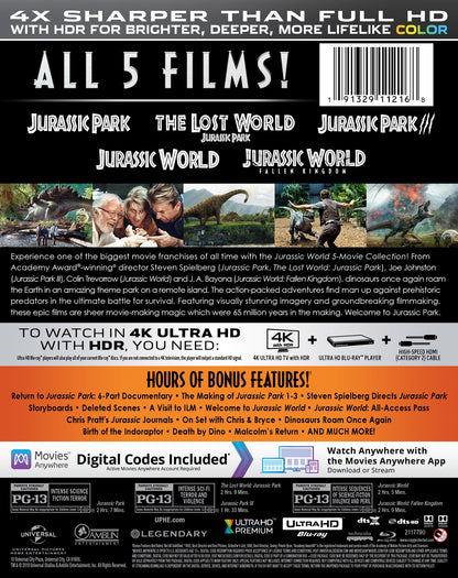 Jurassic World 4K: 5-Movie Collection