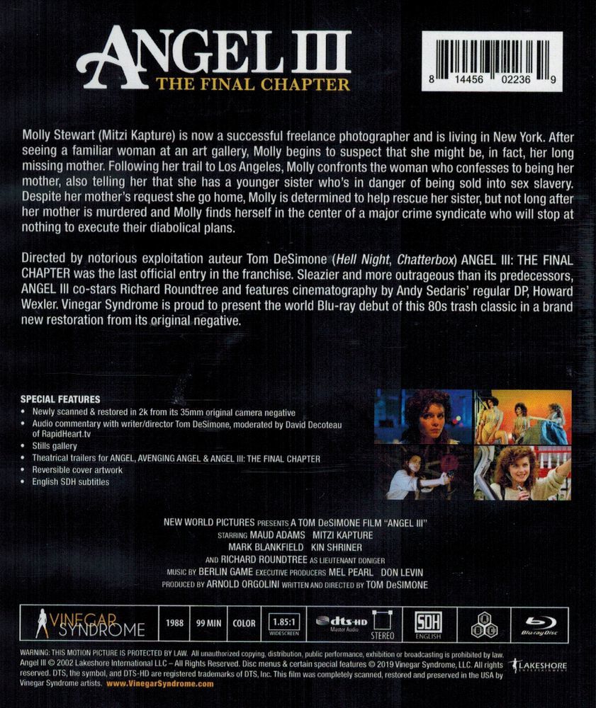 Angel III: The Final Chapter - Limited Edition (1988)(VS-299C)(Exclusive)