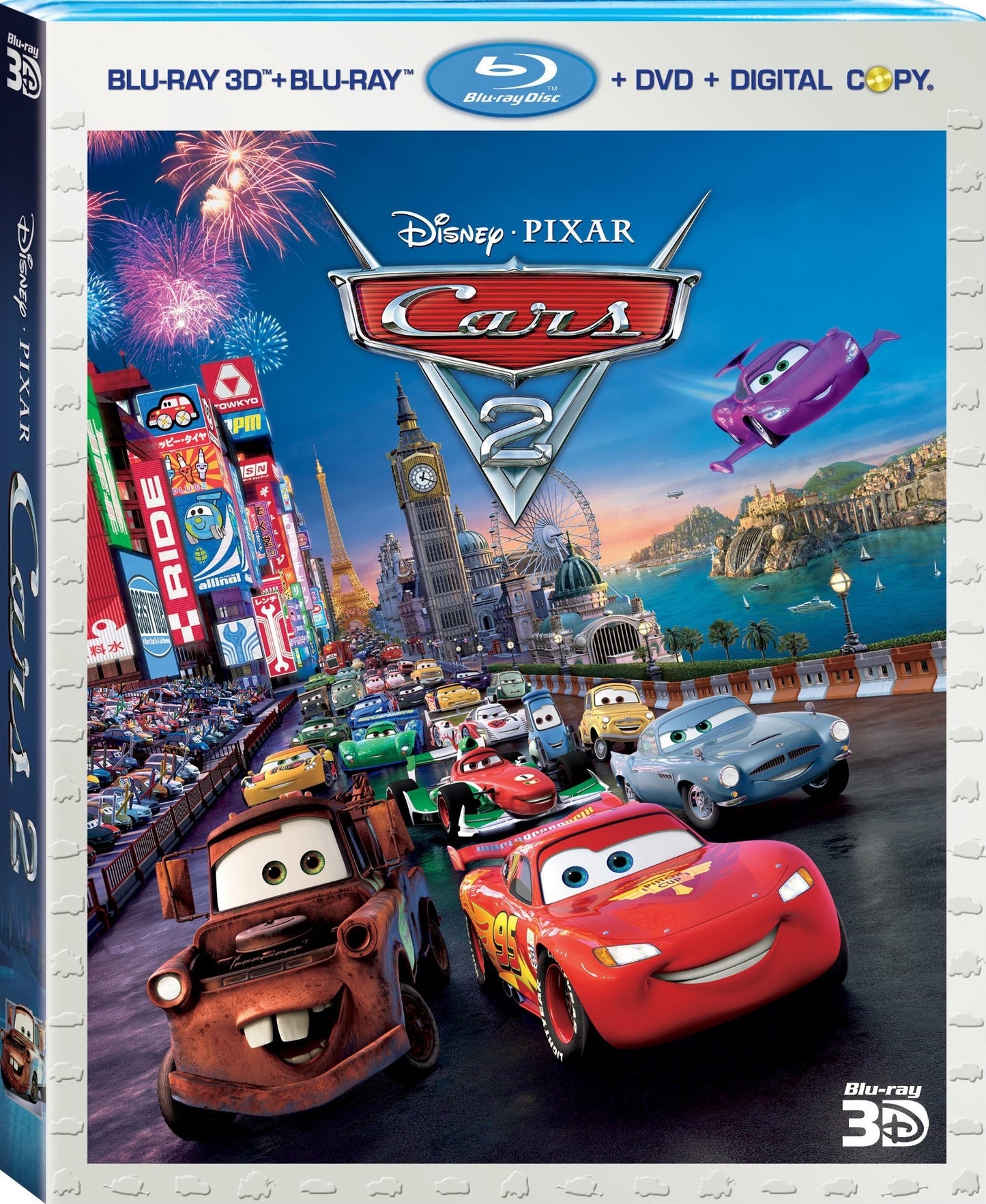 Cars 2 3D (2011)(Lenticular Slip)
