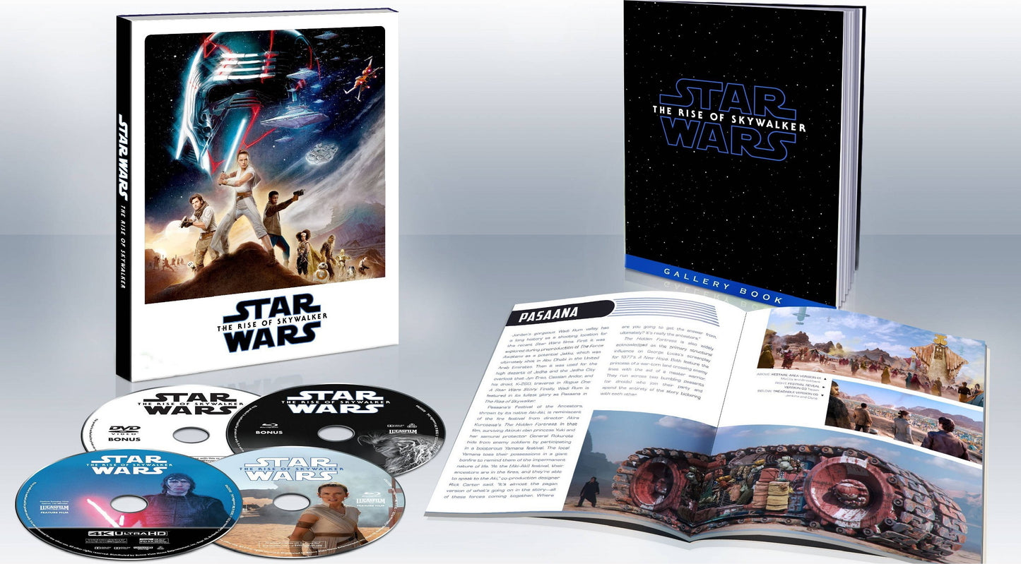 Star Wars: Episode IX - The Rise of Skywalker 4K DigiPack w/ Bonus Disc (Exclusive)