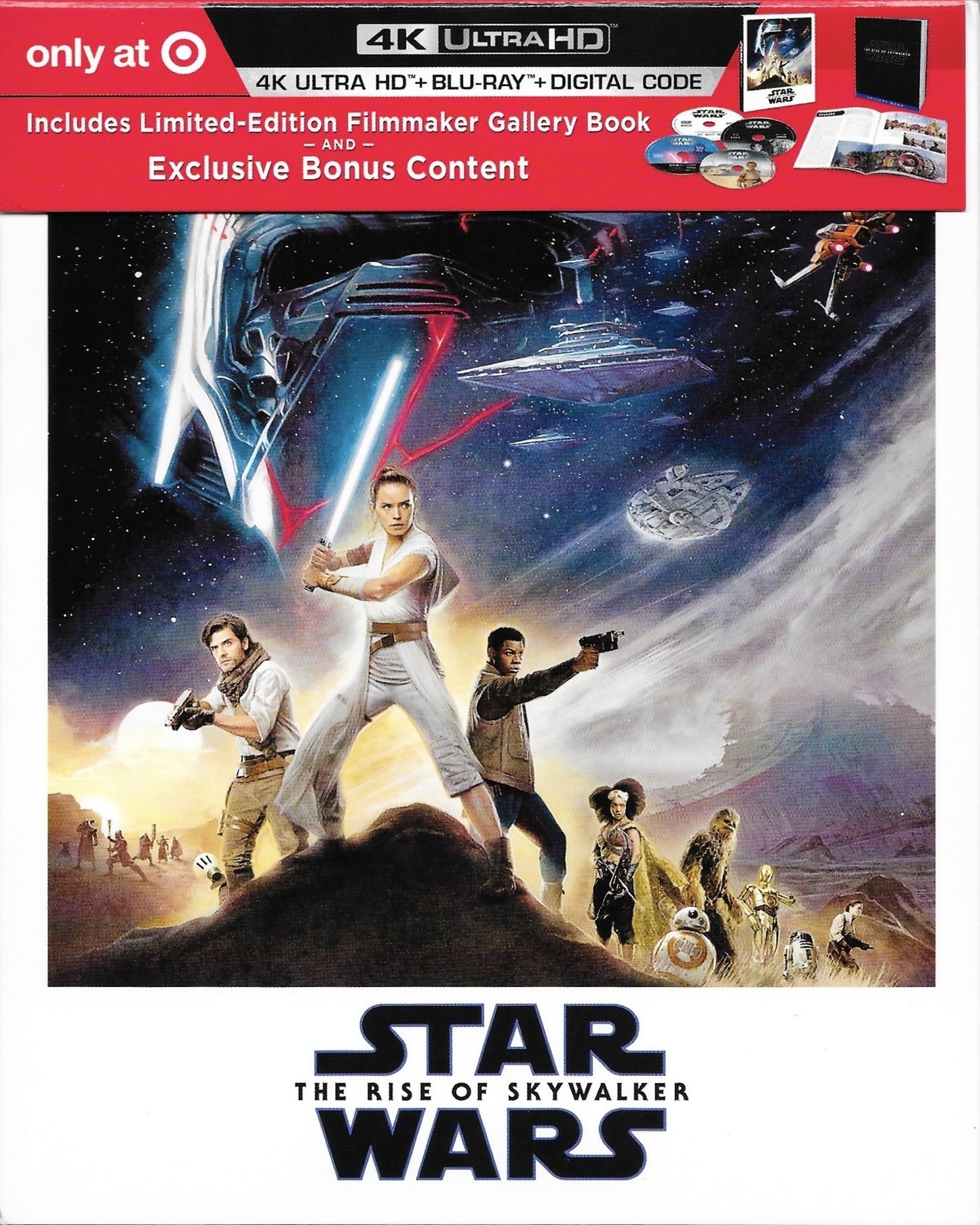Star Wars: Episode IX - The Rise of Skywalker 4K DigiPack w/ Bonus Disc (Exclusive)