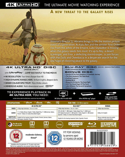 Star Wars: Episode VII - The Force Awakens 4K (UK)