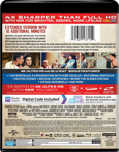 Spartacus 4K (1960)