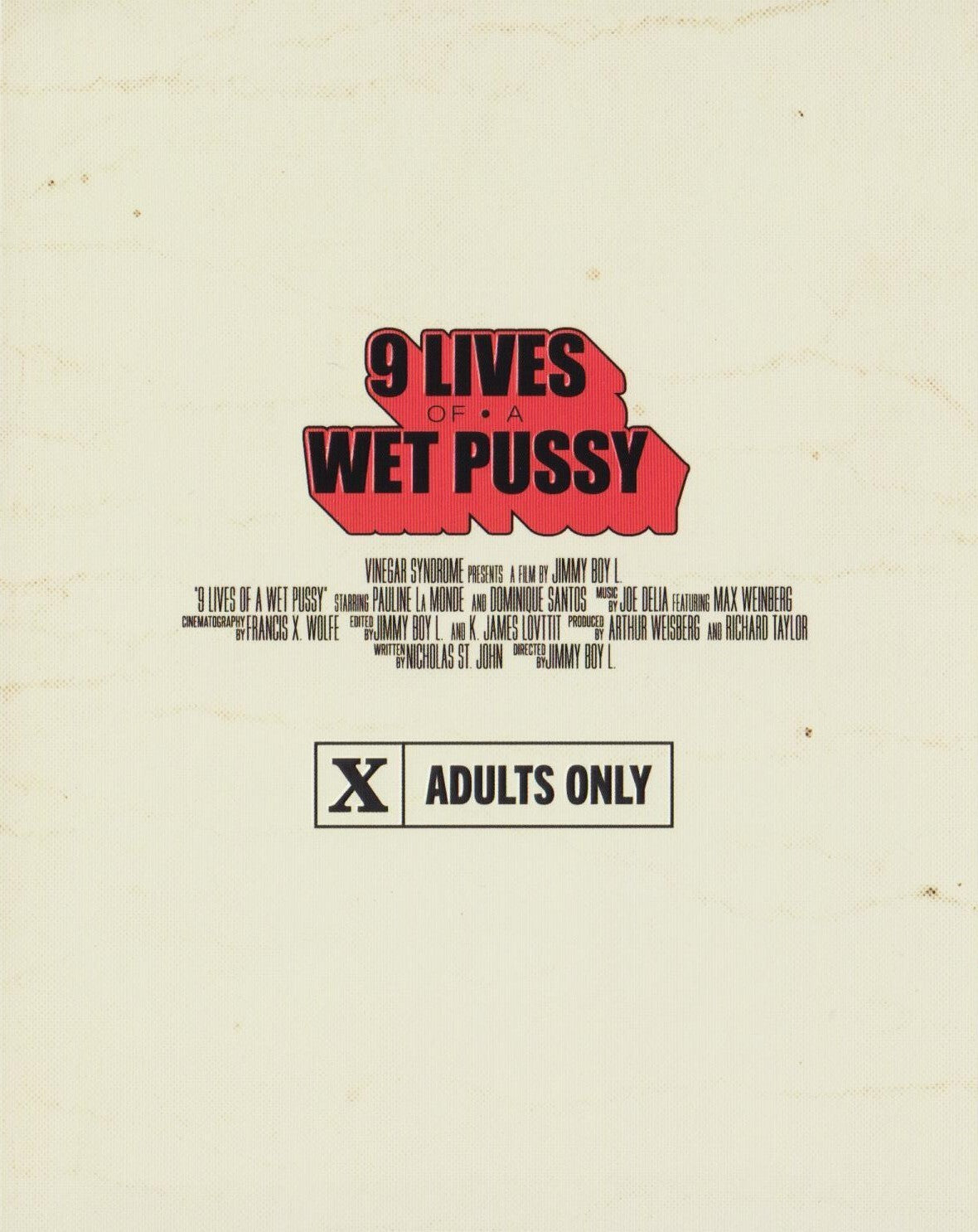 9 Lives of a Wet Pussy: Limited Edition (VS-289)(Exclusive)