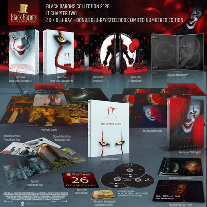 Stephen Kings IT: Chapter 2 XL 4K Full Slip SteelBook (2019)(BB#26)(Czech)