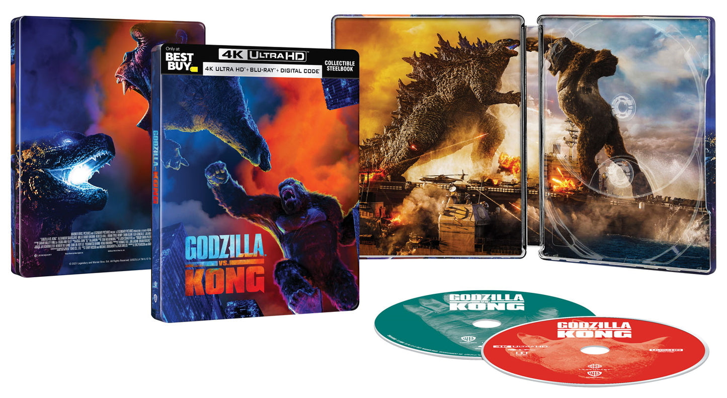 Godzilla Vs. Kong 4K SteelBook (2021)(Exclusive)