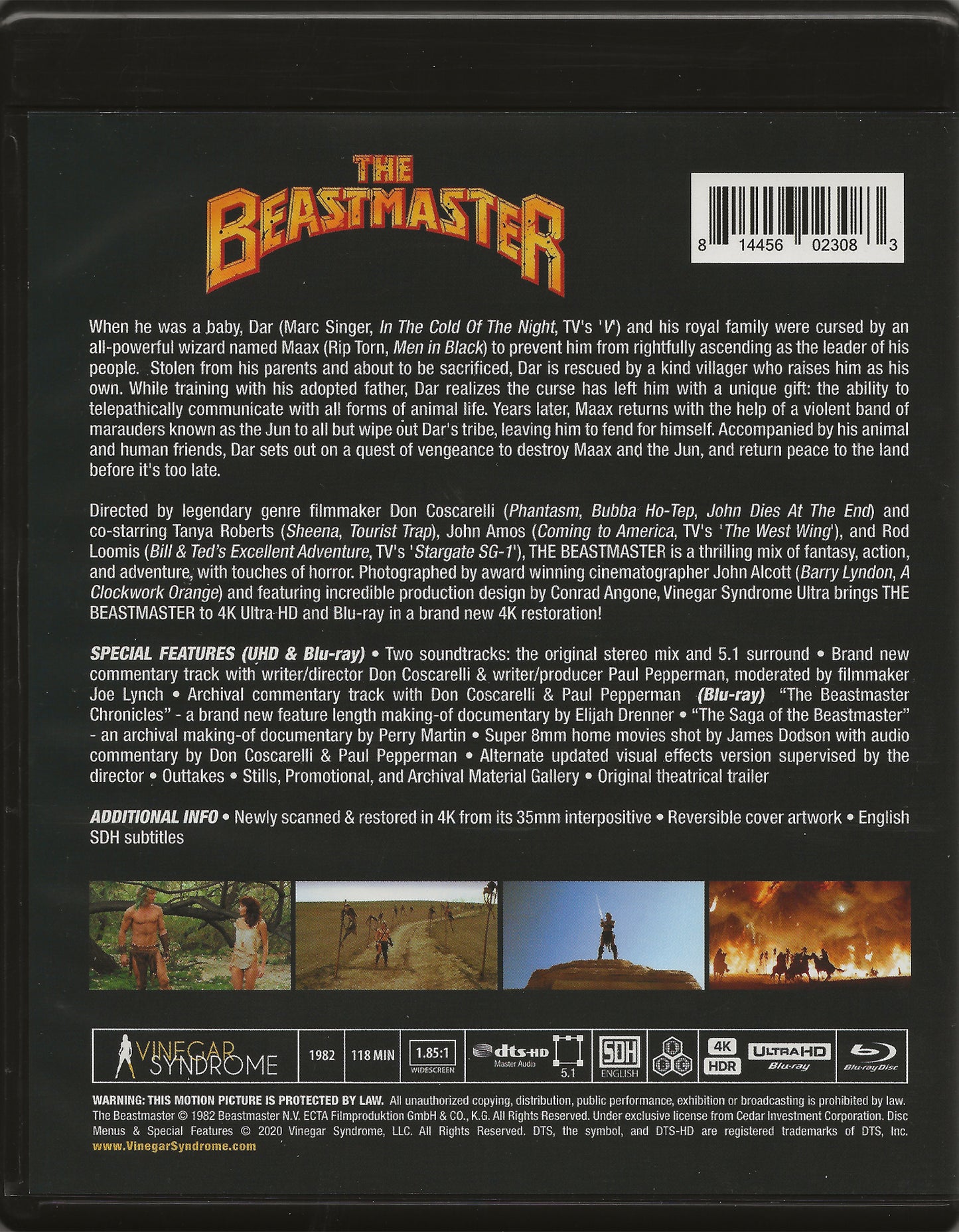 The Beastmaster 4K: Limited Edition (VSU-001)(Exclusive)