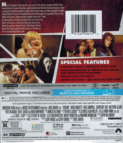 Scream 4K: 25th Anniversary Edition (1996)