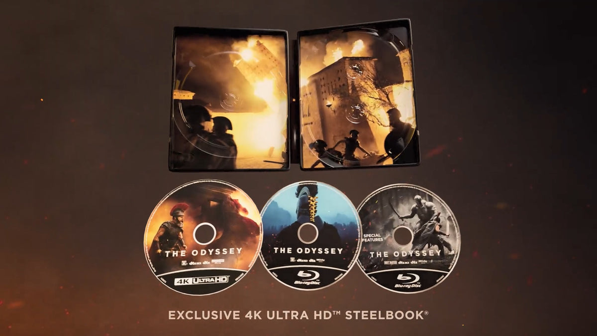 [Pre-Order] The Odyssey 4K SteelBook: Premium Gift Set Edition (2026)