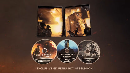 [Pre-Order] The Odyssey 4K SteelBook: Premium Gift Set Edition (2026)